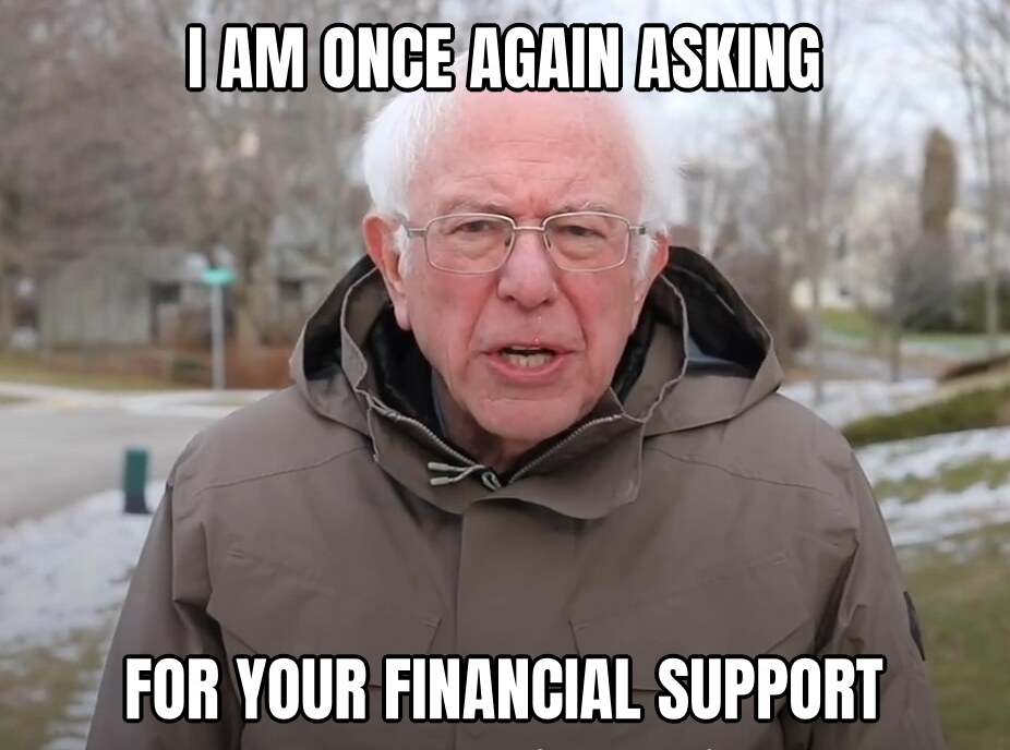 Bernie Sanders Once Again Asking preview