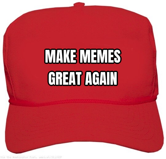 Blank Red MAGA Hat preview