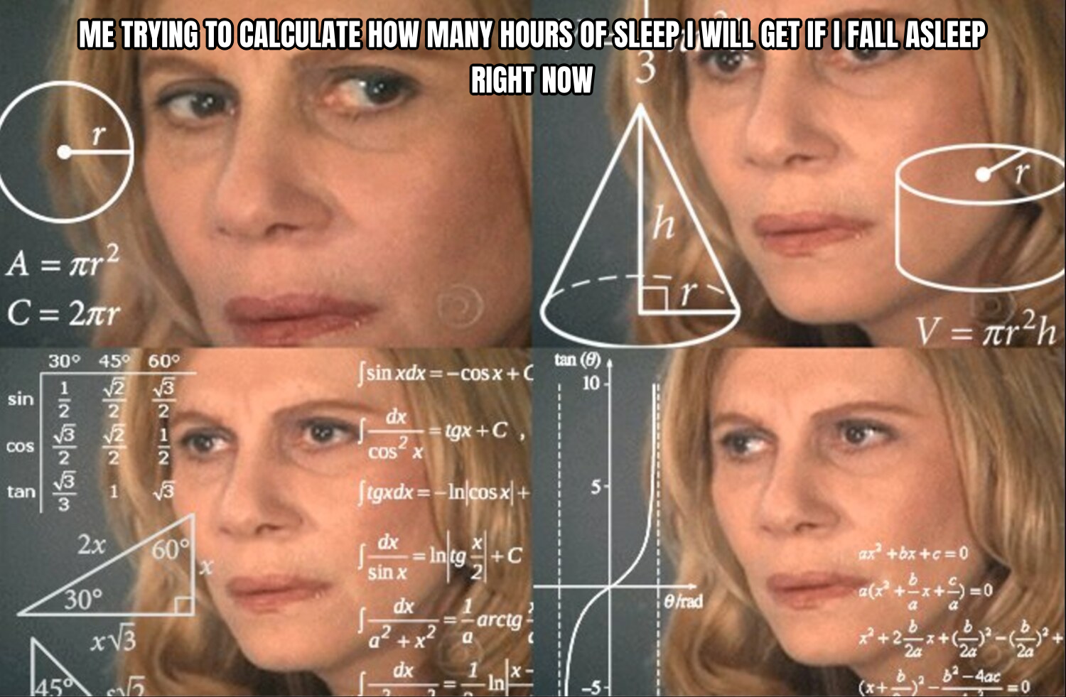Calculating Meme preview