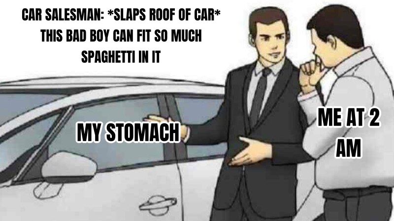 Car Salesman Slaps Roof Of Car preview