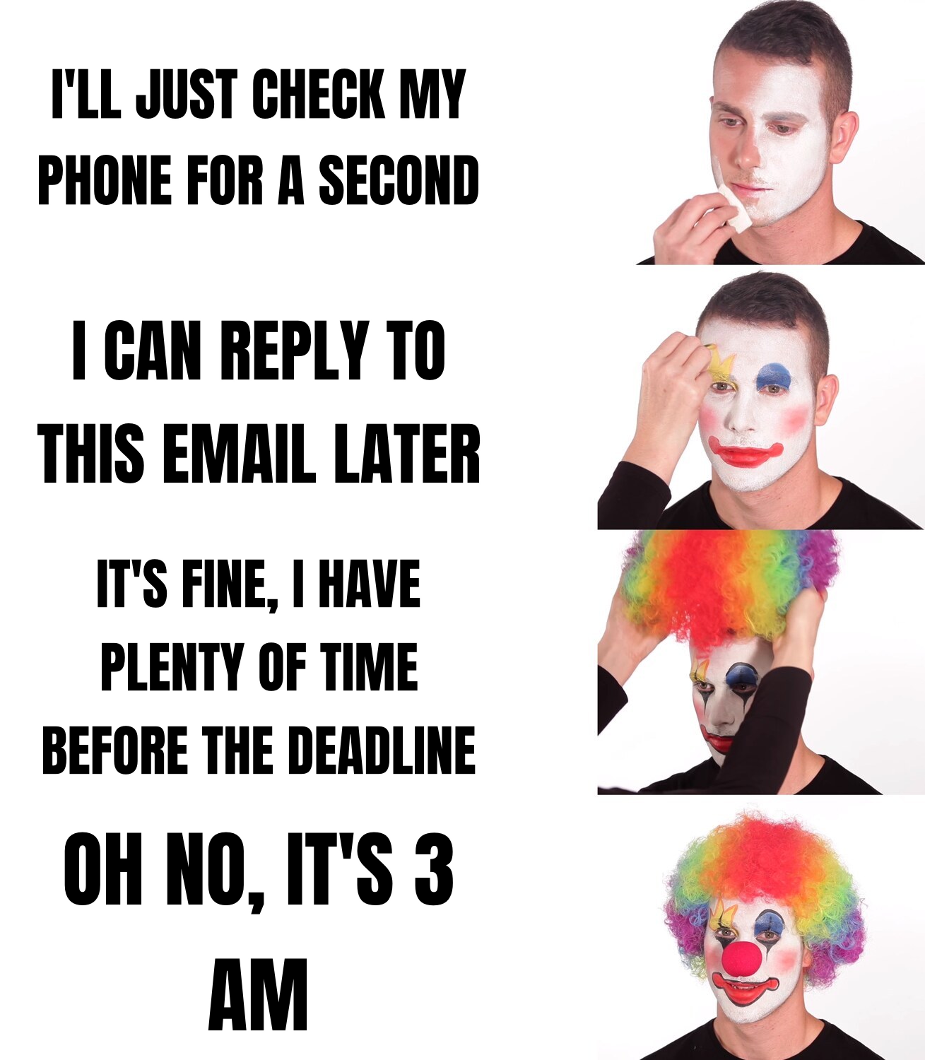 Clown Applying Makeup preview