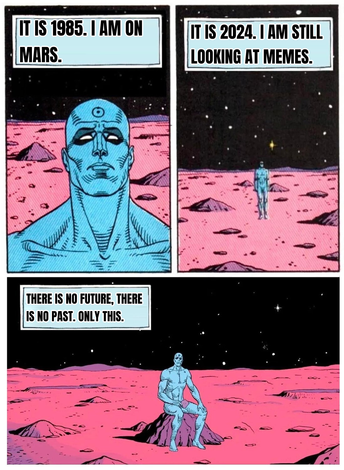 Doctor Manhattan it is 1985 preview