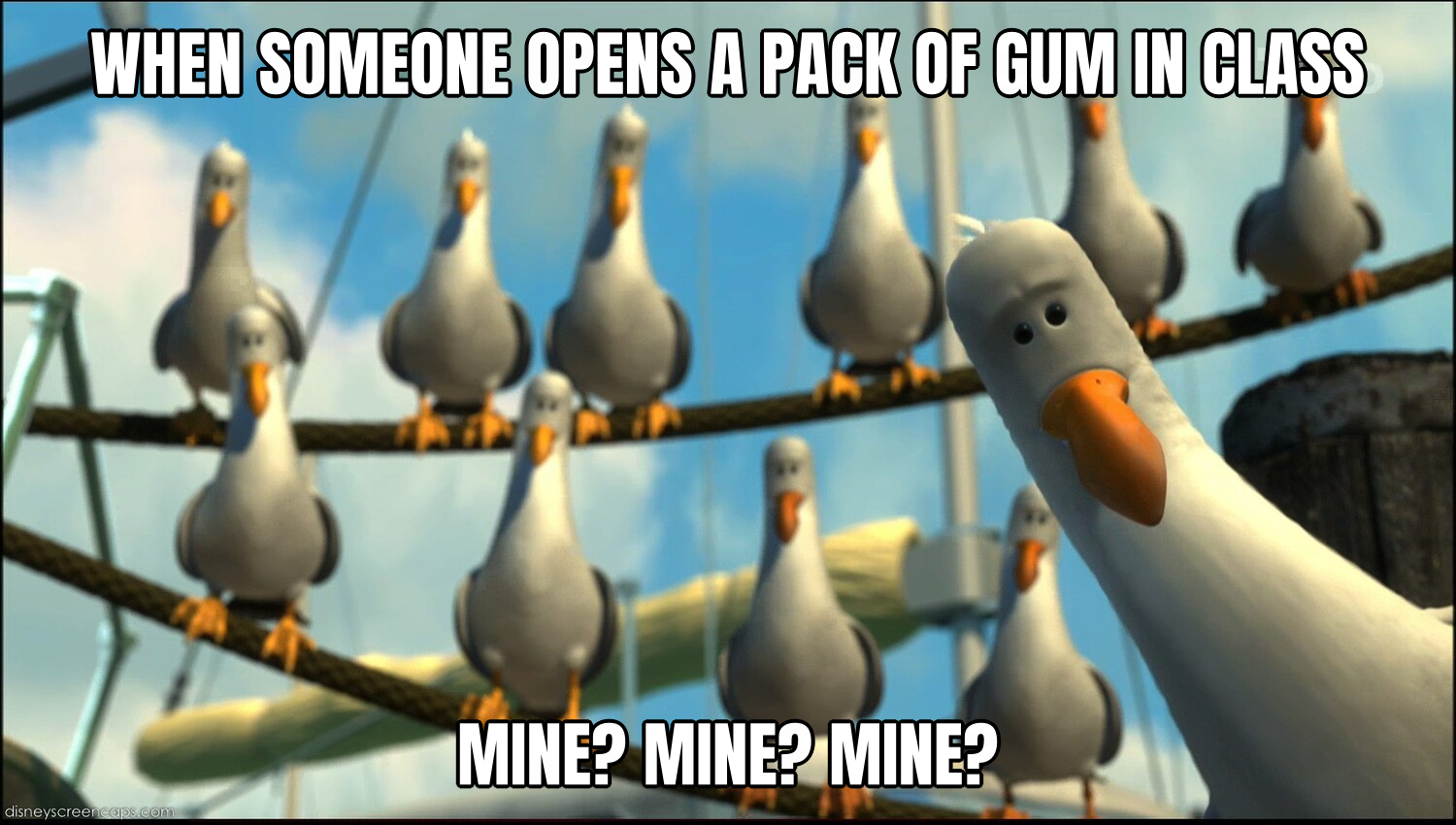 Finding Nemo Seagulls preview