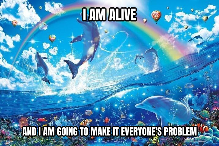 Happy dolphin rainbow preview