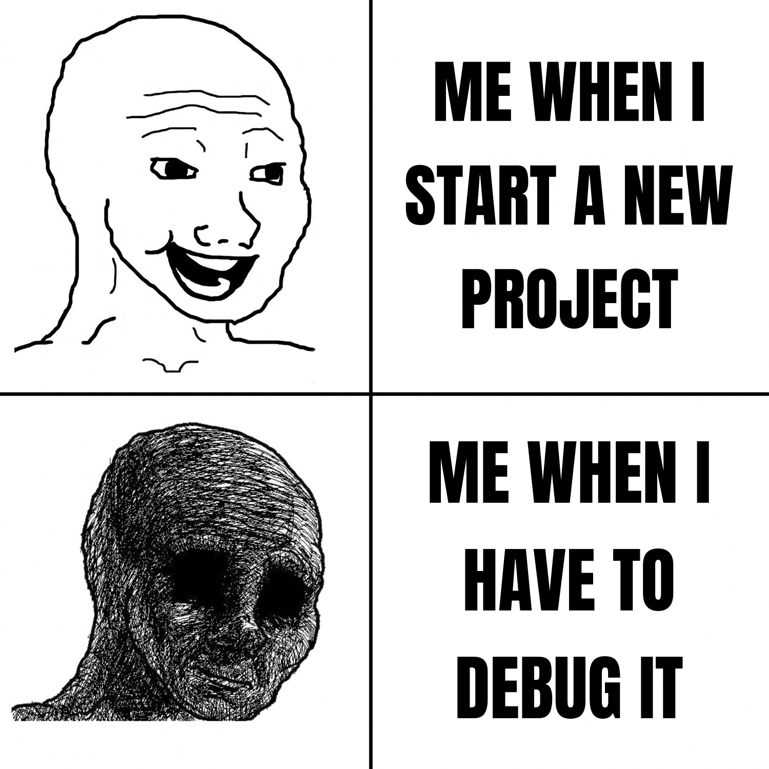 Happy Wojak vs Depressed Wojak preview