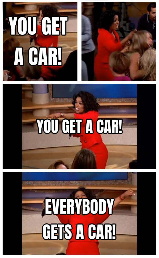 Oprah You Get A Car Everybody Gets A Car preview