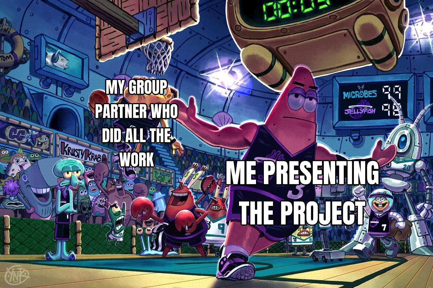 Patrick Dunking Meme preview