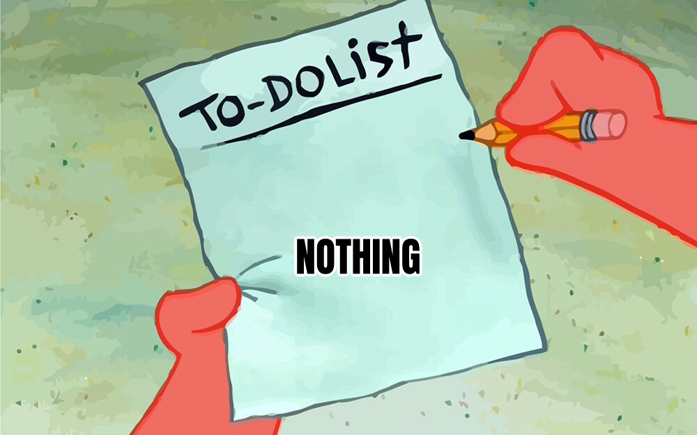 Patrick To Do List Actually Blank preview