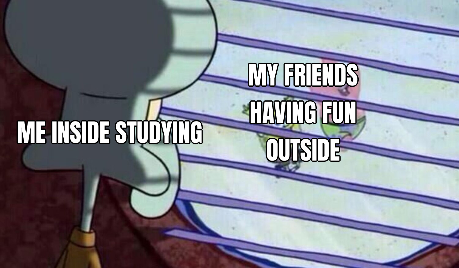 Squidward Looking Out Window preview