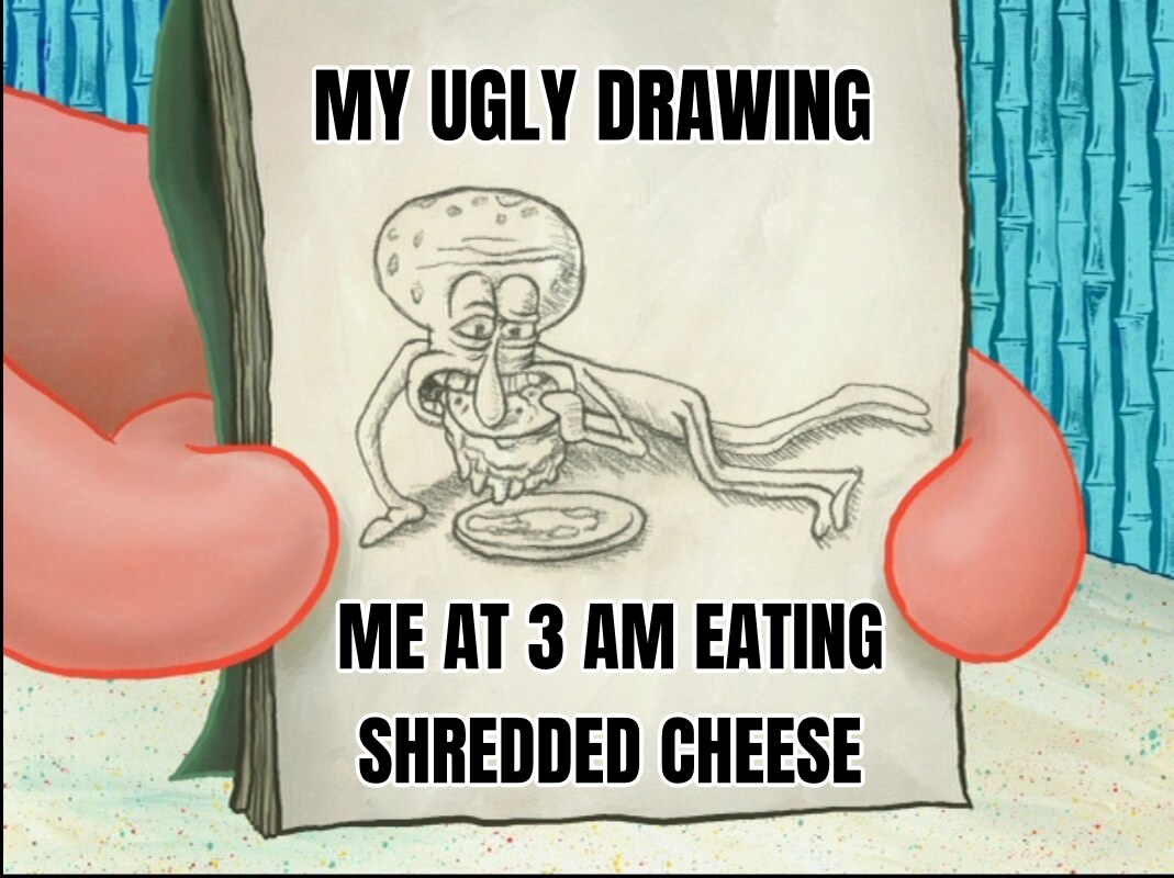 Squidward Drawing preview