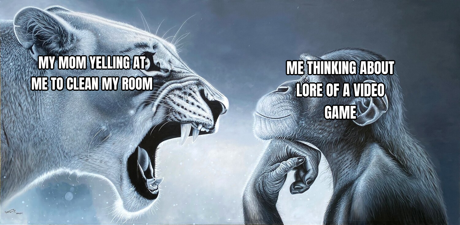 Tiger yelling at pondering monkey preview