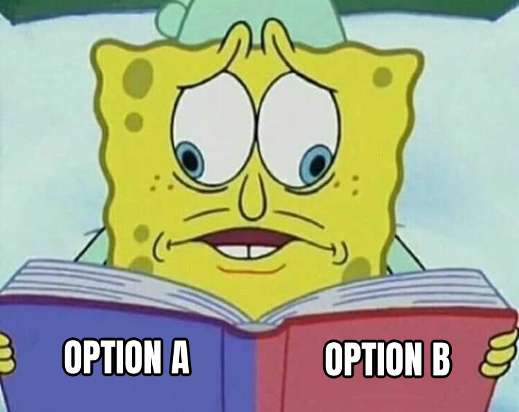 Spongebob reading two pages preview