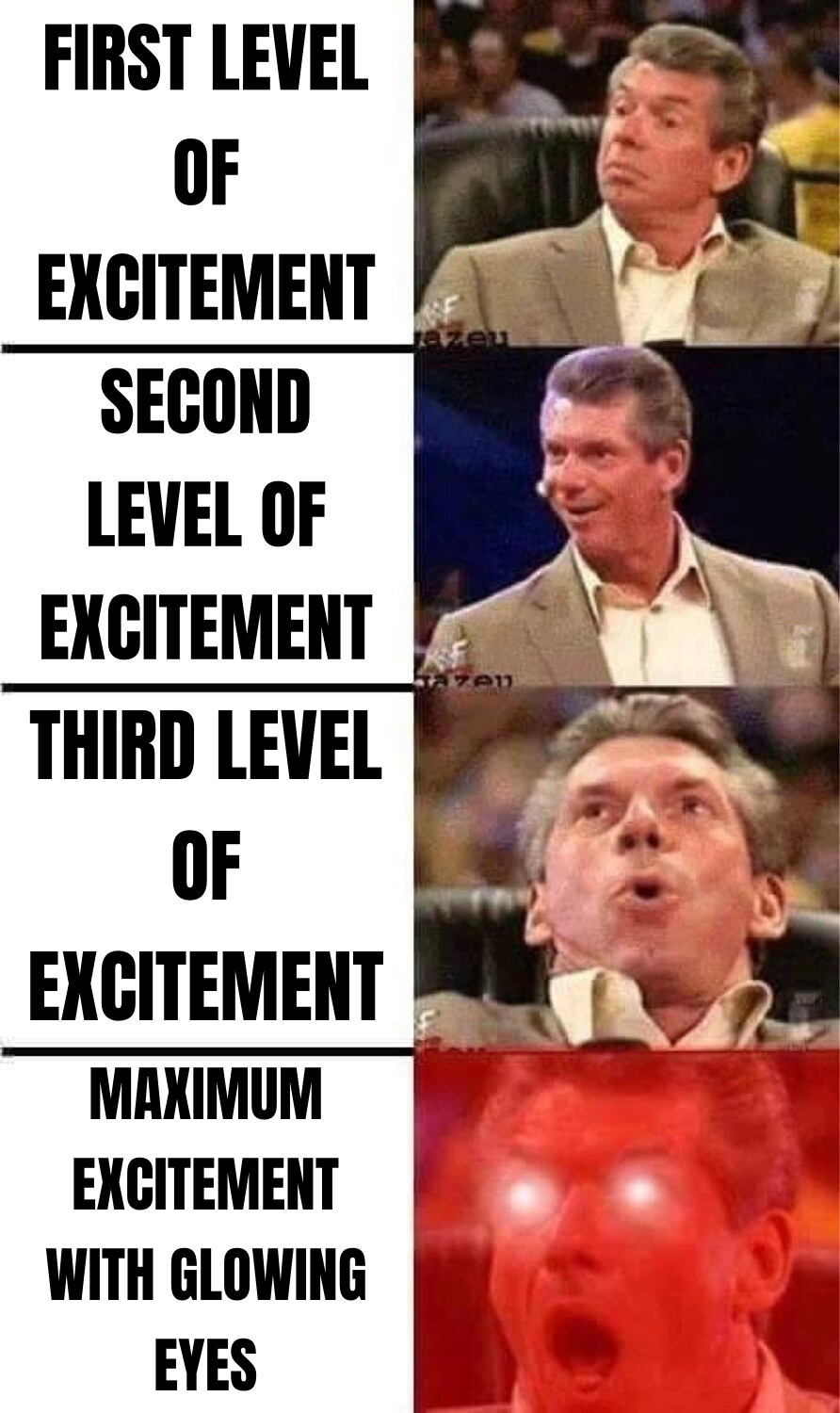 Vince McMahon Reaction w/Glowing Eyes preview