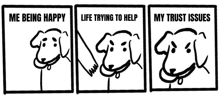 Dog getting petted comic preview