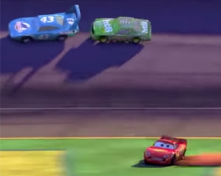 Cars Passing Each Other