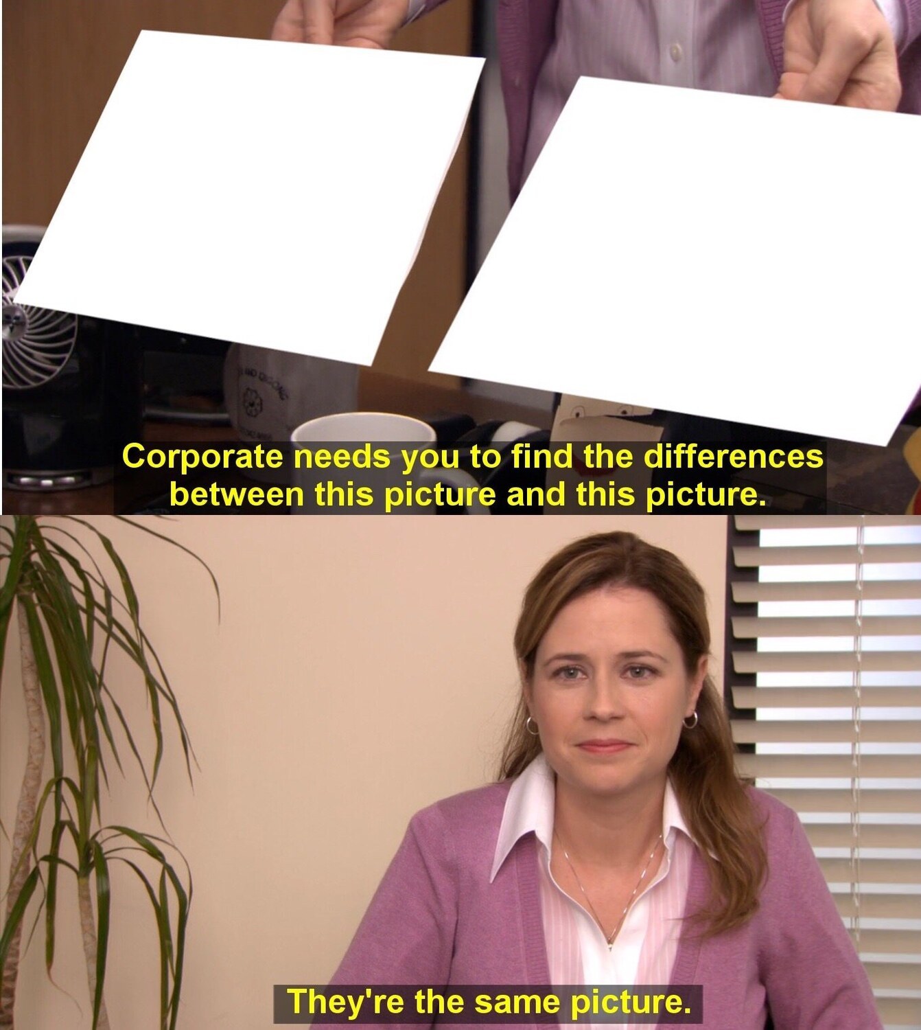 Corporate wants you to find the difference
