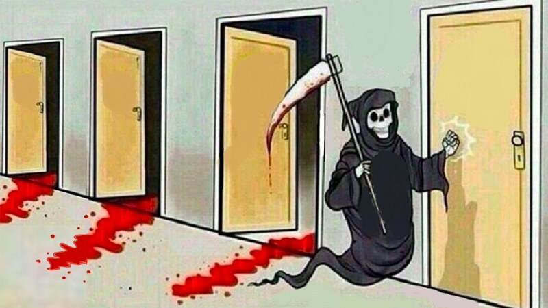 Death Knocking at the Door