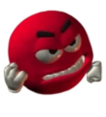 Grrr Angry Red Emoji