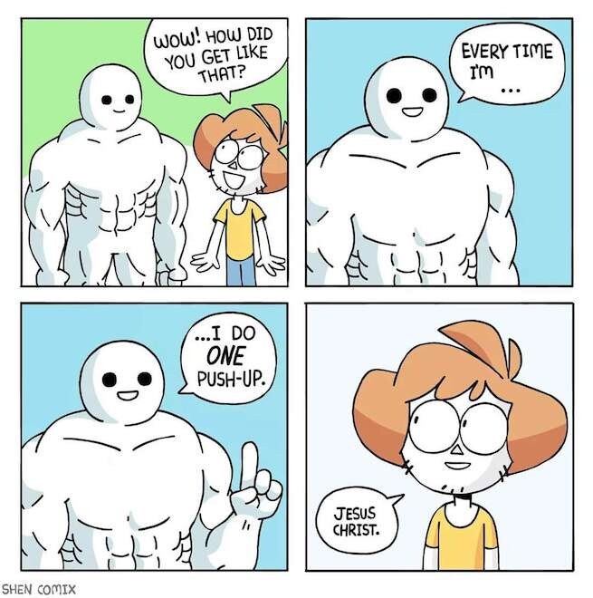 I do ONE Push-Up