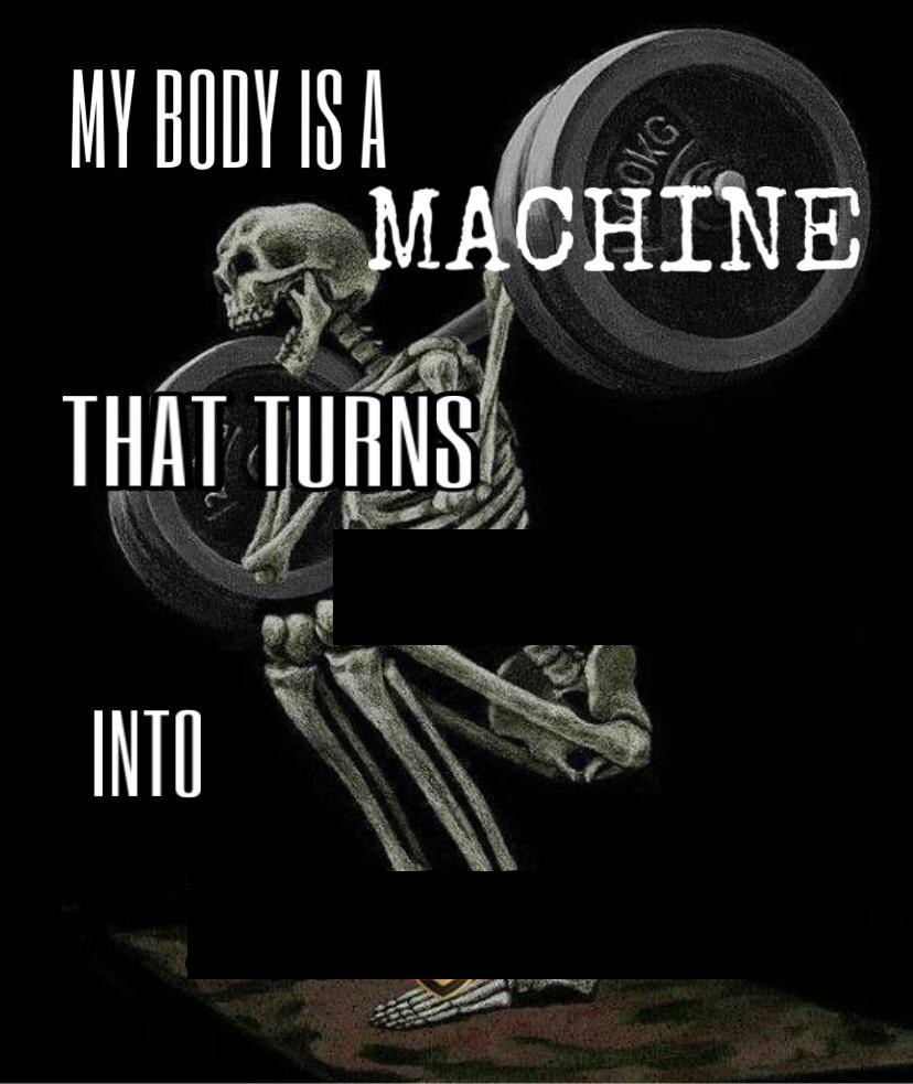 My body is a machine