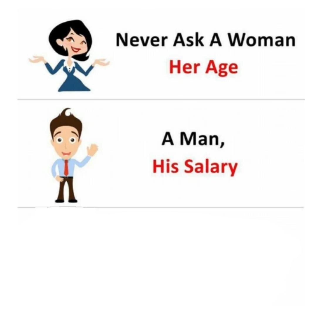 Never ask a woman her age