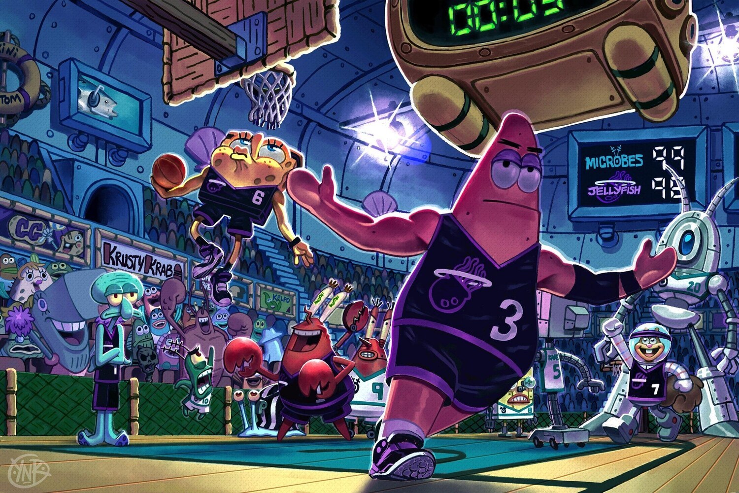Patrick Dunking Meme