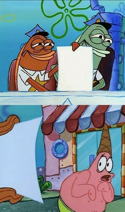 Patrick Scared