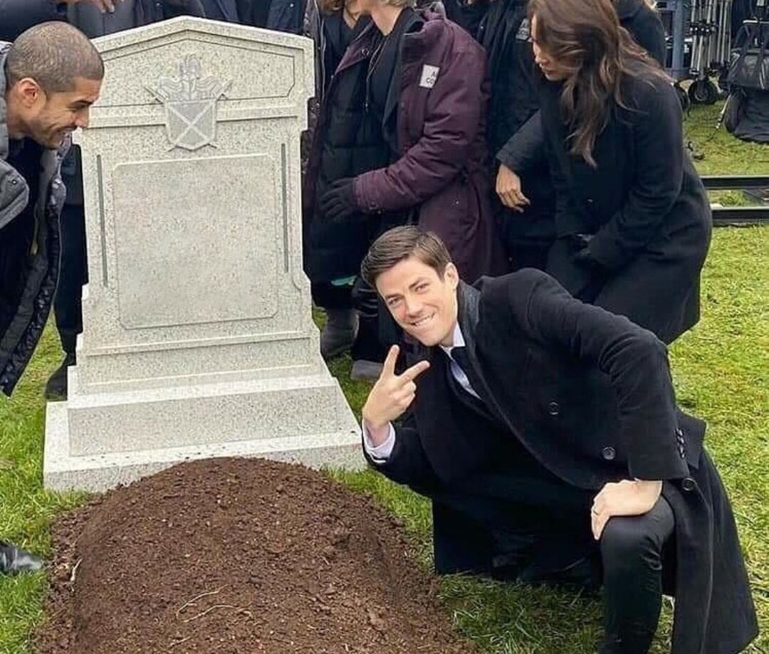 Peace sign tombstone