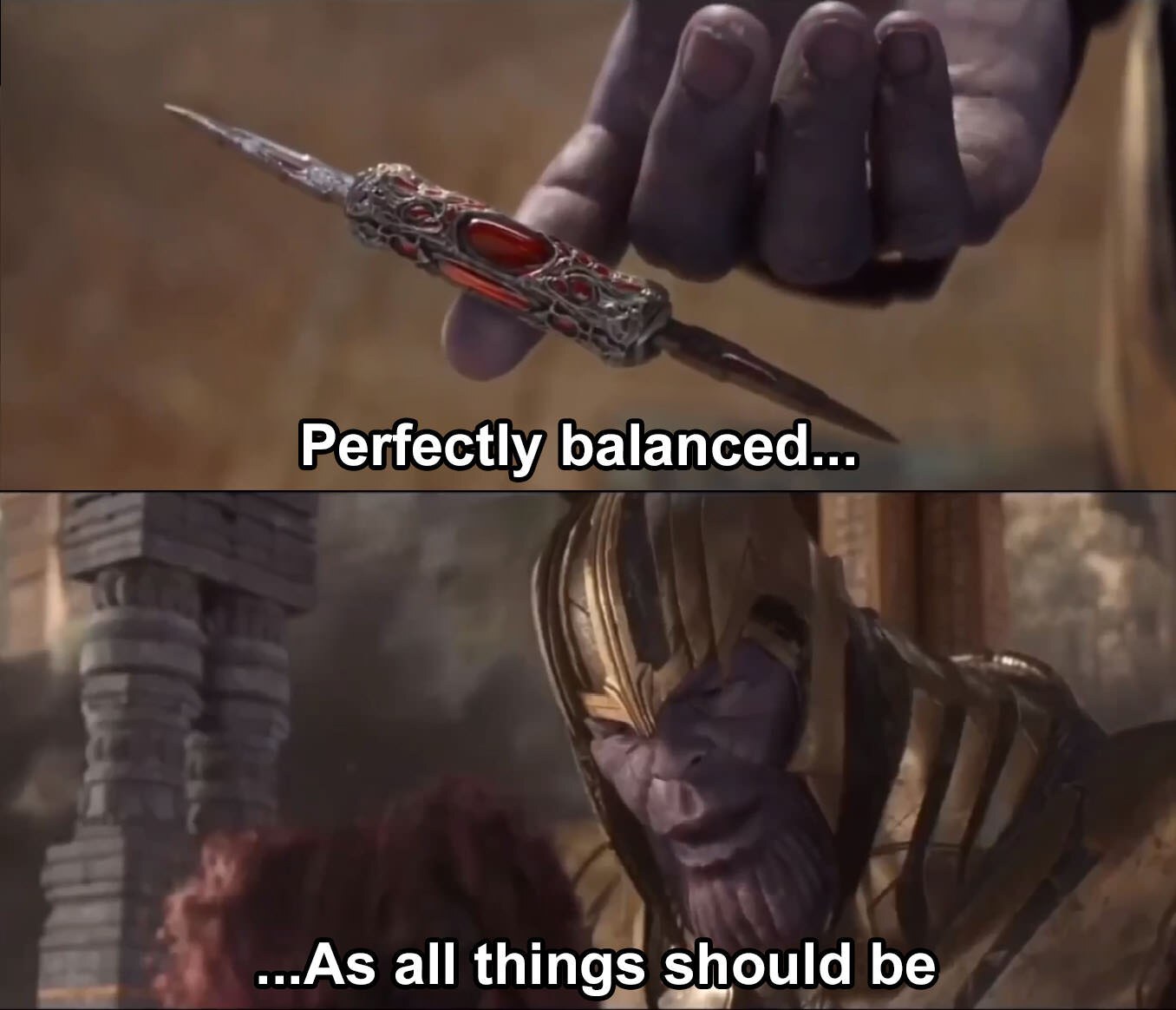 Perfectly Balanced As All Things Should Be