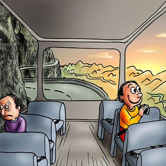Two Guys on a Bus