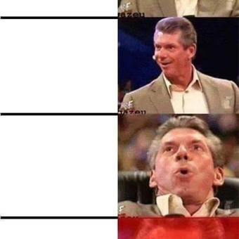Vince McMahon Reaction w/Glowing Eyes